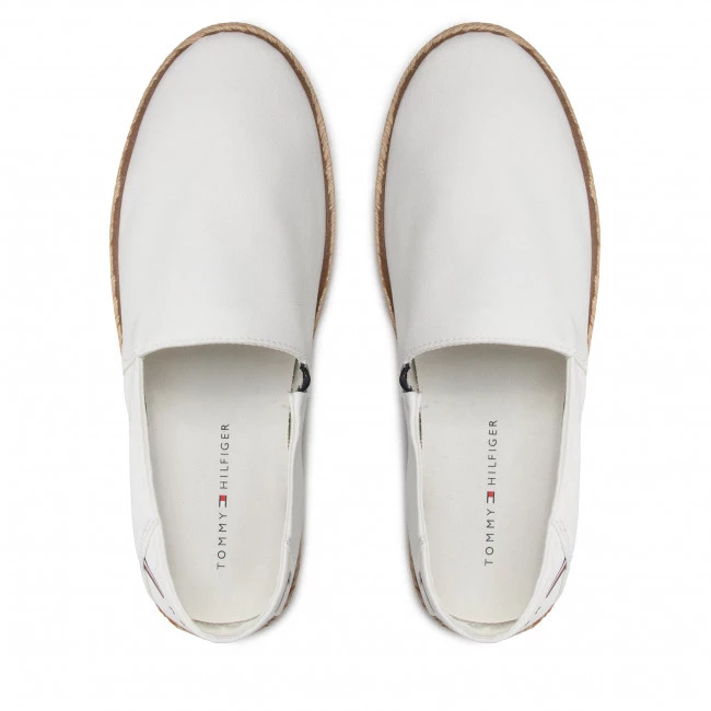 Homme Espadrilles Tommy Hilfiger - Recykled Chambry Slip On FM0FM03966 Ecru YBL Beige 8 Homme Espadrilles Tommy Hilfiger - Recykled Chambry Slip On FM0FM03966 Ecru YBL Beige – Image 6