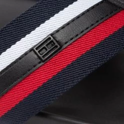 Homme Tongs Tommy Hilfiger - Corporate Mix Materials Sandal Rwb 0GY Bleu Marine -Tommy Hilfiger Soldes 07 0000300529522 fp