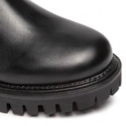 Homme Bottines Chelsea TOMMY HILFIGER - Prmium Casual Chunky Lth Chels FM0FM04186 Black BDS Noir -Tommy Hilfiger Soldes 07 0000301099659 mt