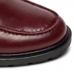 Femme Chaussures Basses Tommy Hilfiger - Tommy Twist Mocassin FW0FW06693 Deep Rouge VLP Bordeaux -Tommy Hilfiger Soldes 07 0000301107354 mt