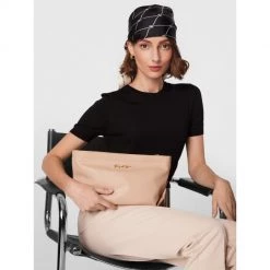 Sacs Sac à Main Tommy Hilfiger - Veg Luxe Fold Clutch AW0AW11360 ABR Rose -Tommy Hilfiger Soldes 10 8720116544497 jf 1