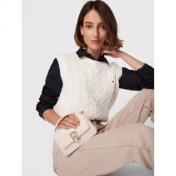 Sacs Sac à Main Tommy Hilfiger - Th Outline Mini Crossover Deb AW0AW12316 AF4 Beige -Tommy Hilfiger Soldes 10 8720117921990 ls