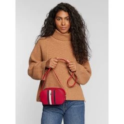 Sacs Sac à Main TOMMY HILFIGER - Th Element Camera Bag Corp AW0AW13178 XLG Rouge -Tommy Hilfiger Soldes 10 8720641960458 mm