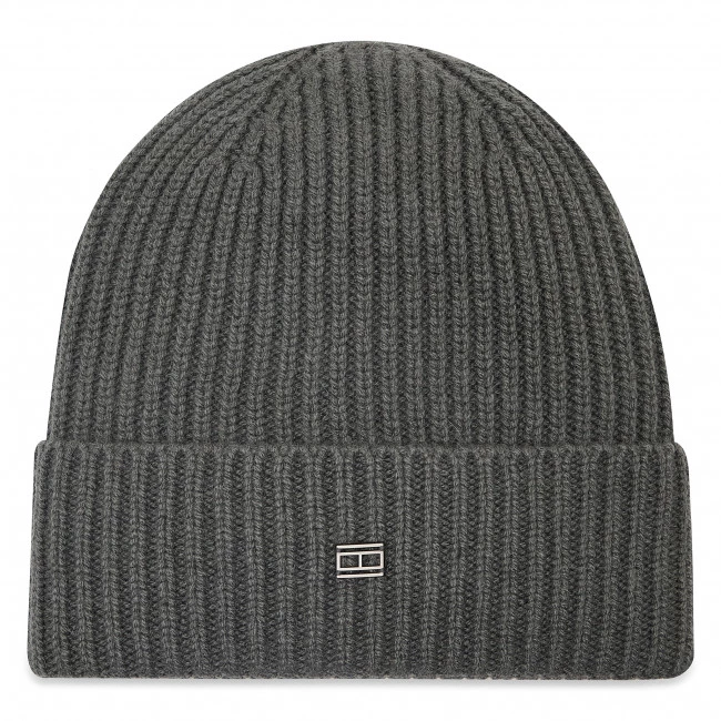 Accessoires Bonnet TOMMY HILFIGER - Elevated Plaque AM0AM10354 BC9 Gris 3 Accessoires Bonnet TOMMY HILFIGER - Elevated Plaque AM0AM10354 BC9 Gris