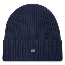 Accessoires Bonnet TOMMY HILFIGER - Elevated Plaque AM0AM10354 DW6 Bleu Marine