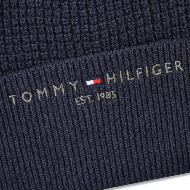 Accessoires Bonnet TOMMY HILFIGER - Horizon AM0AM10348 DW6 Bleu Marine 4 Accessoires Bonnet TOMMY HILFIGER - Horizon AM0AM10348 DW6 Bleu Marine – Image 2