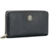 Accessoires Portefeuille Femme Grand Format Tommy Hilfiger - Honey Large Za Wallet AW0AW04281 413 Bleu Marine -Tommy Hilfiger Soldes 8719255857032 1 pl