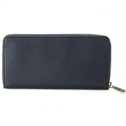 Accessoires Portefeuille Femme Grand Format Tommy Hilfiger - Honey Large Za Wallet AW0AW04281 413 Bleu Marine -Tommy Hilfiger Soldes 8719255857032 2 pl