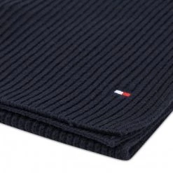 Accessoires Foulard TOMMY HILFIGER - Pima Cotton Scarf AM0AM06546 DW5 Bleu Marine -Tommy Hilfiger Soldes 8720111769659 0031