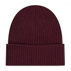 Accessoires Bonnet Tommy Hilfiger - Th Lux Cashmere Beanie AM0AM07873 XIH Bordeaux -Tommy Hilfiger Soldes 8720115044424 3
