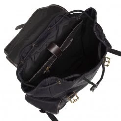 Accessoires Sac à Dos Tommy Hilfiger - Th Highlight Flap Backpack AM0AM08011 DW5 Bleu Marine -Tommy Hilfiger Soldes 8720115045629 06 pa