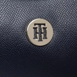 Sacs Sac à Main TOMMY HILFIGER - Honey Shoulder Bag AW0AW10448 BLU Bleu Marine -Tommy Hilfiger Soldes 8720115048781 03 kt