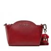 Sacs Sac à Main TOMMY HILFIGER - Luxe Leather Clutch Wide Strap AW0AW10488 XIT Bordeaux