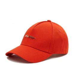 Accessoires Casquette Tommy Hilfiger - Signature Fresh Cap AW0AW10618 SG4 Rouge