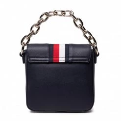 Sacs Sac à Main TOMMY HILFIGER - Th Club Mini Chain Crossover Crp AW0AW10794 DW5 Bleu Marine -Tommy Hilfiger Soldes 8720115110129 06 ks 1