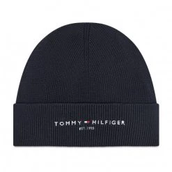 Accessoires Bonnet Tommy Hilfiger - Th Established AM0AM08274 DW4 Bleu Marine