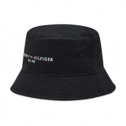 Accessoires Chapeau TOMMY HILFIGER - Established Bucket Hat AM0AM08271 BDS Noir