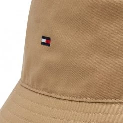 Accessoires Chapeau Tommy Hilfiger - Bucket Hat AM0AM08273 ACT Marron -Tommy Hilfiger Soldes 8720116128451 0007