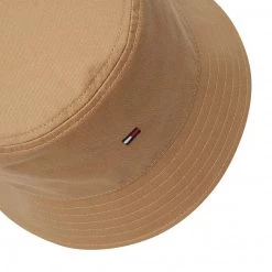 Accessoires Chapeau Tommy Hilfiger - Bucket Hat AM0AM08273 ACT Marron -Tommy Hilfiger Soldes 8720116128451 0010