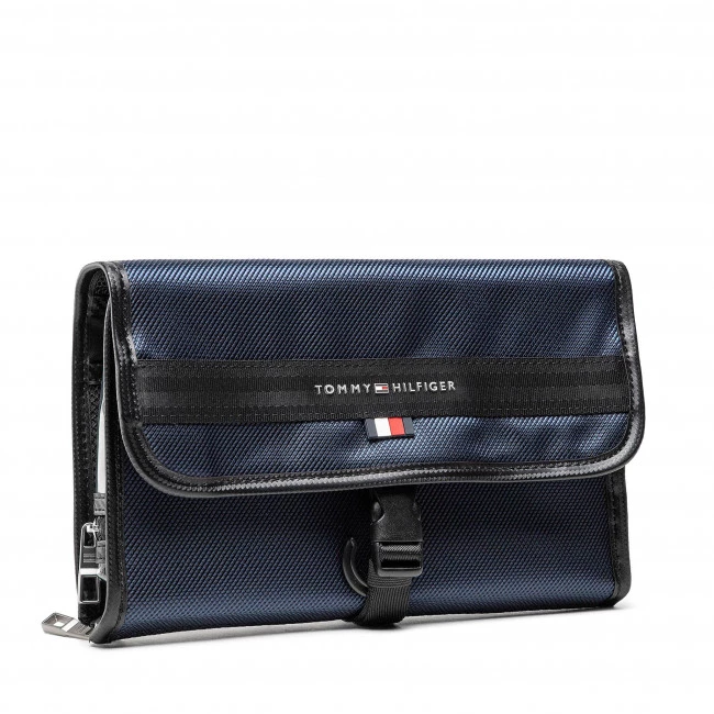 Accessoires Trousse De Toilette Tommy Hilfiger - Elevated Nylon Travel Washbag AM0AM08124 DW5 Bleu Marine 4 Accessoires Trousse De Toilette Tommy Hilfiger - Elevated Nylon Travel Washbag AM0AM08124 DW5 Bleu Marine – Image 2