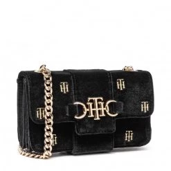 Sacs Sac à Main Tommy Hilfiger - Th Club Mini Chain Crossover Vlv AW0AW11062 BDS Noir -Tommy Hilfiger Soldes 8720116186154 02 nc 1