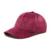 Accessoires Casquette Tommy Hilfiger - Lux Feminine Cap Velvet AW0AW10993 XIY Bordeaux -Tommy Hilfiger Soldes 8720116191462 0041