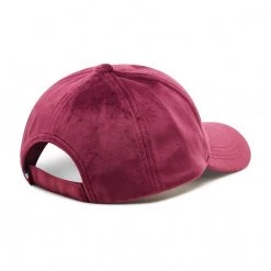 Accessoires Casquette Tommy Hilfiger - Lux Feminine Cap Velvet AW0AW10993 XIY Bordeaux -Tommy Hilfiger Soldes 8720116191462 0044