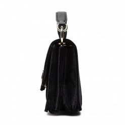 Sacs Sac à Main Tommy Hilfiger - Th Club Crossover Velvet AW0AW11066 BDS Noir -Tommy Hilfiger Soldes 8720116192063 05 bs kopia