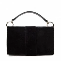 Sacs Sac à Main Tommy Hilfiger - Th Club Crossover Velvet AW0AW11066 BDS Noir -Tommy Hilfiger Soldes 8720116192063 06 bs kopia