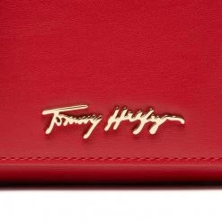 Sacs Sac à Main TOMMY HILFIGER - Iconic Tommy Crossover Sign AW0AW10956 XLG Rouge -Tommy Hilfiger Soldes 8720116192629 02 bs kopia