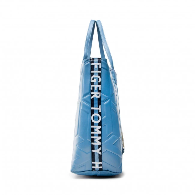 Sacs Sac à Main TOMMY HILFIGER - Iconic Tommy Tote Mono AW0AW11072 C2Q Bleu 6 Sacs Sac à Main TOMMY HILFIGER - Iconic Tommy Tote Mono AW0AW11072 C2Q Bleu – Image 4