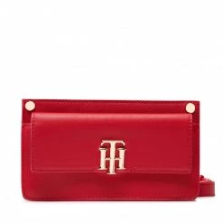 Tommy Hilfiger Soldes 23 Sacs Sac à Main Tommy Hilfiger - Th Lock Mini Crossover AW0AW10931 XLG Rouge