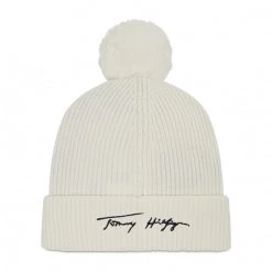 Accessoires Bonnet Tommy Hilfiger - Signature AW0AW11149 YBR Beige