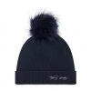 Accessoires Bonnet Tommy Hilfiger - Signature Feminine AW0AW10996 DW5 Bleu Marine -Tommy Hilfiger Soldes 8720116264500 0010