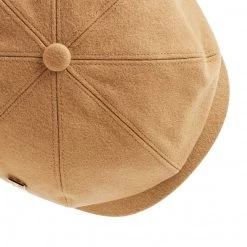 Accessoires Casquette Plate Tommy Hilfiger - Lux Feminne Newsboy Melton AW0AW10998 AEH Beige -Tommy Hilfiger Soldes 8720116264548 0070