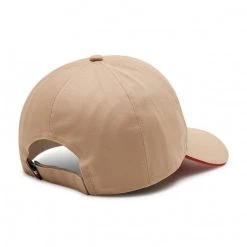 Accessoires Casquette Tommy Hilfiger - Iconic Signature Cap AW0AW11679 ABR Beige -Tommy Hilfiger Soldes 8720116486513 0241