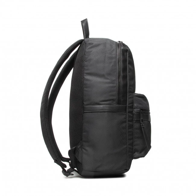 Accessoires Sac à Dos TOMMY HILFIGER - Th Singnature Backpack AM0AM08452 0GK Noir 6 Accessoires Sac à Dos TOMMY HILFIGER - Th Singnature Backpack AM0AM08452 0GK Noir – Image 4