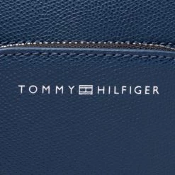 Accessoires Sacoche Tommy Hilfiger - Business Leather Mini Reporter AM0AM08456 C5F Bleu Marine -Tommy Hilfiger Soldes 8720116528176 03 ks