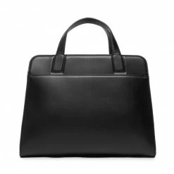 Sacs Sac à Main Tommy Hilfiger - Chain Satchel AW0AW11333 Bds Noir -Tommy Hilfiger Soldes 8720116544695 06 st