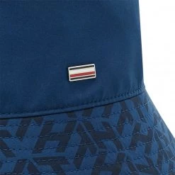 Accessoires Chapeau TOMMY HILFIGER - Elevated Business Bucket AM0AM08623 C5F Bleu Marine -Tommy Hilfiger Soldes 8720116547832 0012