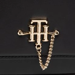 Sacs Sac à Main Tommy Hilfiger - Th Chain Crossover AW0AW11328 BDS Noir -Tommy Hilfiger Soldes 8720116548051 03 ph