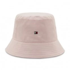 Accessoires Chapeau Tommy Hilfiger - Bucket Essential Flag AW0AW11673 TIP Rose -Tommy Hilfiger Soldes 8720116548853 0014