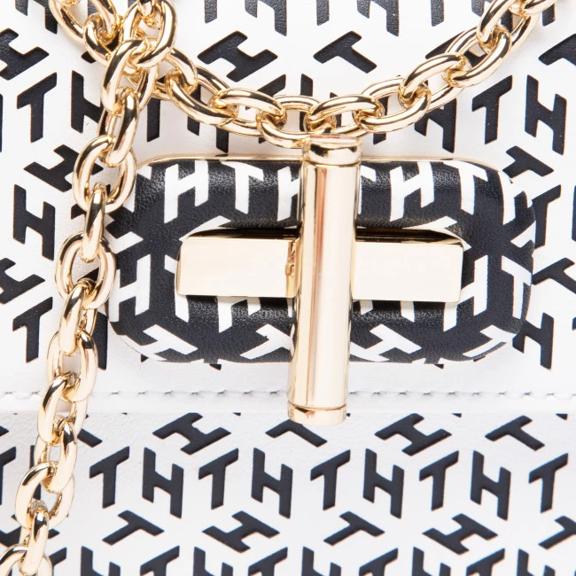 Sacs Sac à Main Tommy Hilfiger - Turnlock Micro Laser Cut AW0AW11369 YWF Blanc 5 Sacs Sac à Main Tommy Hilfiger - Turnlock Micro Laser Cut AW0AW11369 YWF Blanc – Image 3