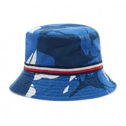 Accessoires Chapeau TOMMY HILFIGER - Soft Flag Bucket AM0AM08620 0GZ Bleu Marine -Tommy Hilfiger Soldes 8720116549928 0016