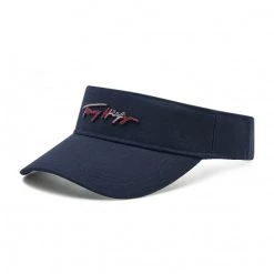 Accessoires Visière Tommy Hilfiger - Iconic Signature Visor AW0AW11680 DW5 Bleu Marine