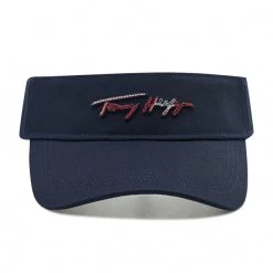 Accessoires Visière Tommy Hilfiger - Iconic Signature Visor AW0AW11680 DW5 Bleu Marine 9 Accessoires Visière Tommy Hilfiger - Iconic Signature Visor AW0AW11680 DW5 Bleu Marine -Tommy Hilfiger Soldes 8720116550382 0082