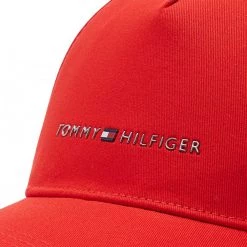 Accessoires Casquette Tommy Hilfiger - 1985 Downtown AM0AM08611 XNL Rouge -Tommy Hilfiger Soldes 8720116551648 0106