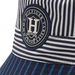 Accessoires Chapeau TOMMY HILFIGER - Premium Bucket AM0AM09486 0A4 Bleu Marine -Tommy Hilfiger Soldes 8720117862873 0081