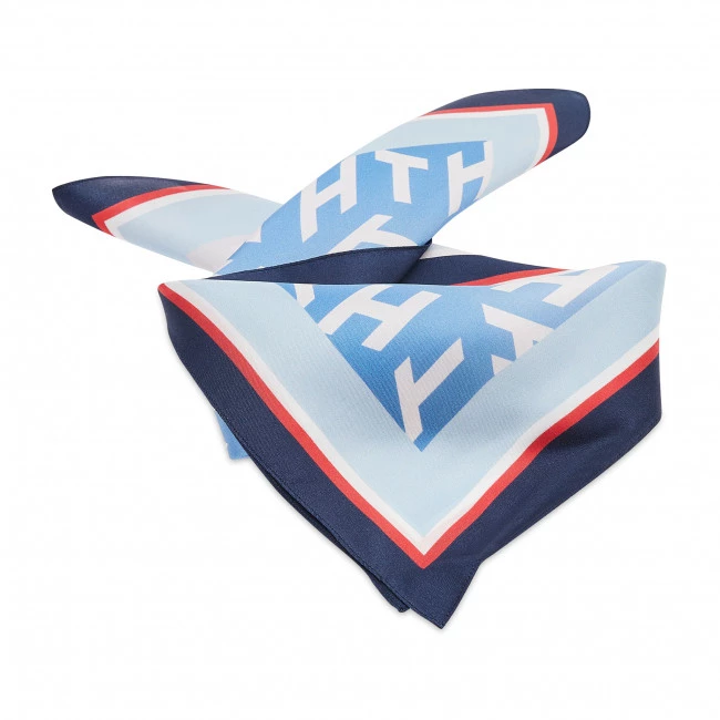 Accessoires Foulard Tommy Hilfiger - Iconic Pop Silk AW0AW12174 0GZ Bleu 3 Accessoires Foulard Tommy Hilfiger - Iconic Pop Silk AW0AW12174 0GZ Bleu