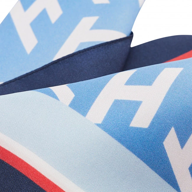 Accessoires Foulard Tommy Hilfiger - Iconic Pop Silk AW0AW12174 0GZ Bleu 4 Accessoires Foulard Tommy Hilfiger - Iconic Pop Silk AW0AW12174 0GZ Bleu – Image 2